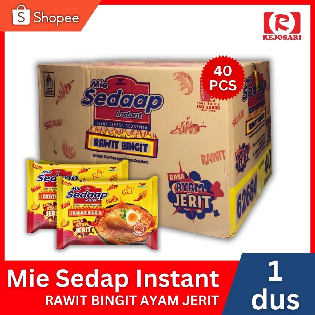 

Mie Instan Kuah Sedaap Dus Rasa Rawit Bingit
