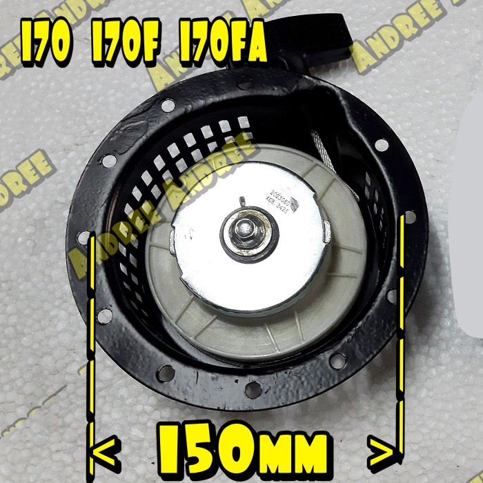 .........] Recoil Starter Tarikan Kap Engkol Only 170 170F 170FA Kipor Krisbow