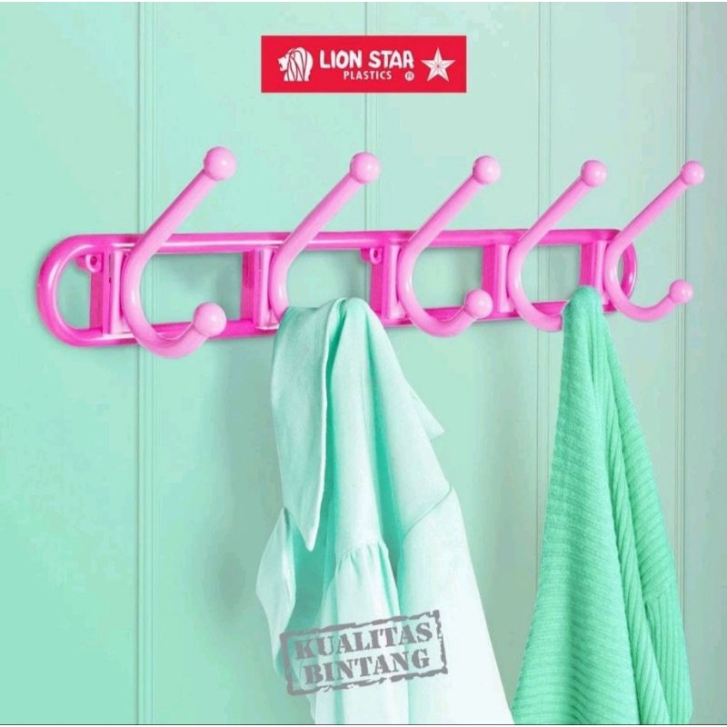 Kapstok plastik/Gantungan Baju LIONSTAR