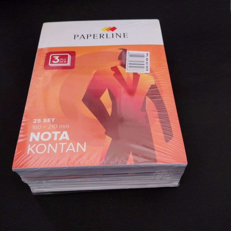 

(1 pack) Buku Nota Kontan 3 ply Paperline / Nota Besar Rangkap 3 NCR