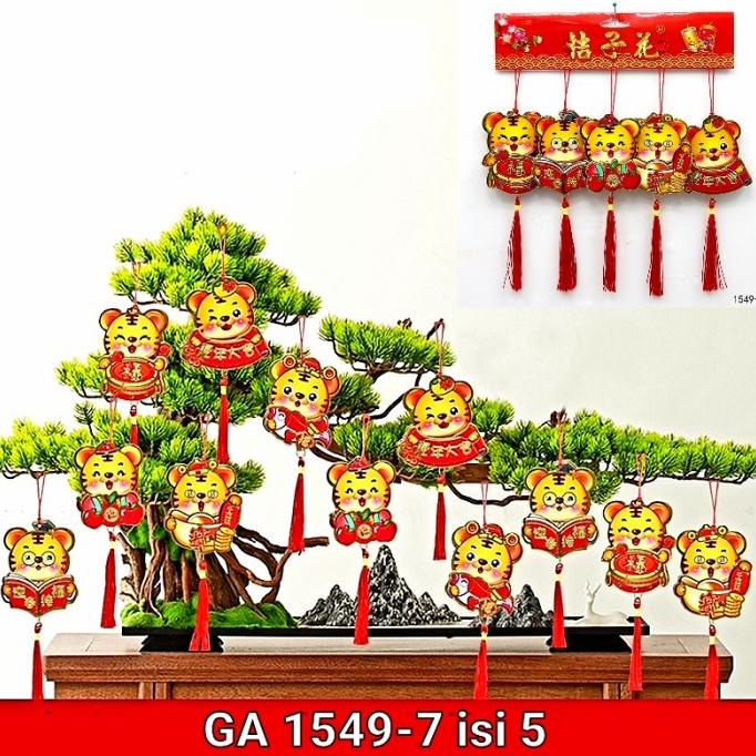

Best Sales Angpao Gantung Imlek Macan Caisen Netral Isi 5 Gantungan Pohon Sincia Stok Terbatas