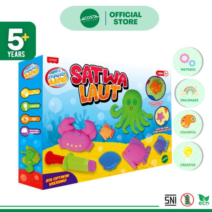 

Diskon !!! Januari Termurah Magic Sand Satwa Laut - Mainan Pasir Ajaib - Mainan Anak - Siap Kirim