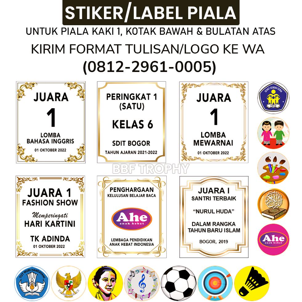 

Ready!!!(COD) Stiker piala kaki 1 (W4)