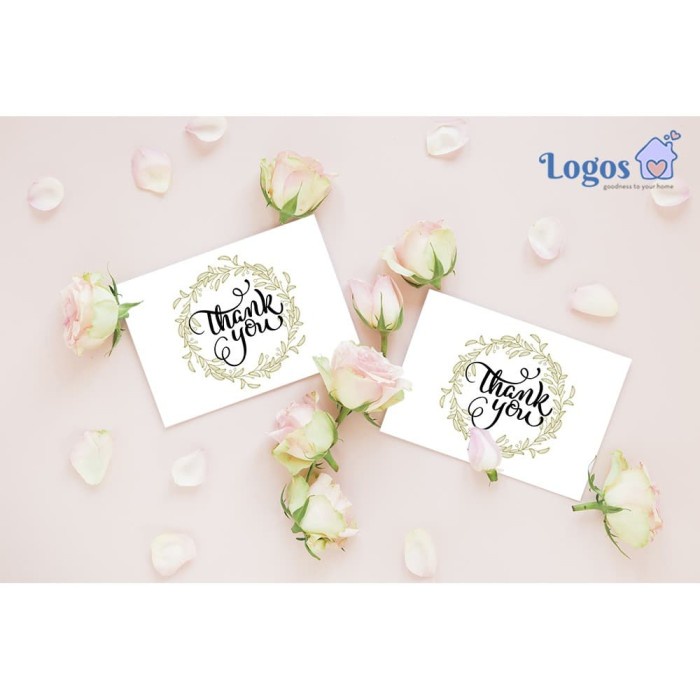 

TERLARIS Thank you card simple. Kartu ucapan terima kasih gift card tag card