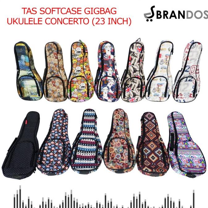 Tas Softcase Ukulele Ransel Gigbag Gitarlele Scu-24