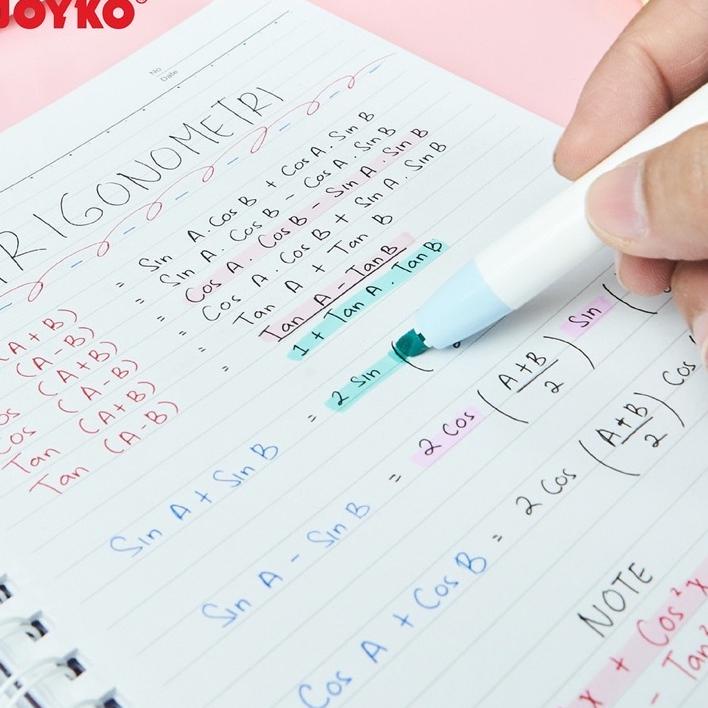 

(Perset) Anda Berwarna Highlighter Joyko Hl-77-6 Warna Pastel Color