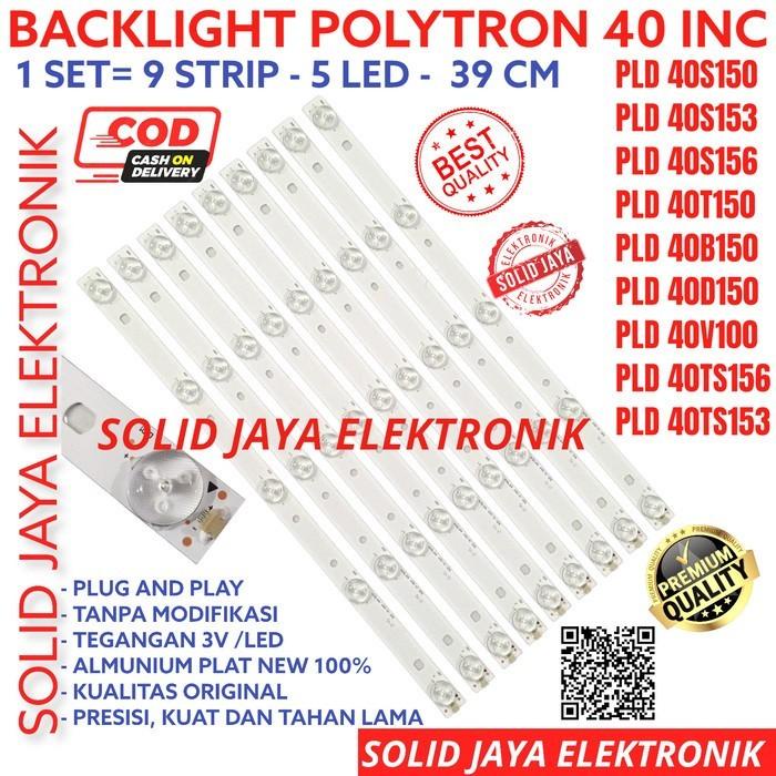 Backlight Tv Led Polytron 40 In Pld-40B150 Pld-40D150 Pld-40V100 Lampu