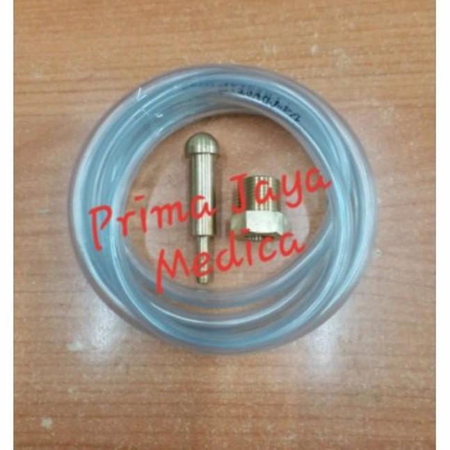 Tabung Oksigen 1M3, Konektor / Nepel, Selang, Packing Ikan Hias Hidup