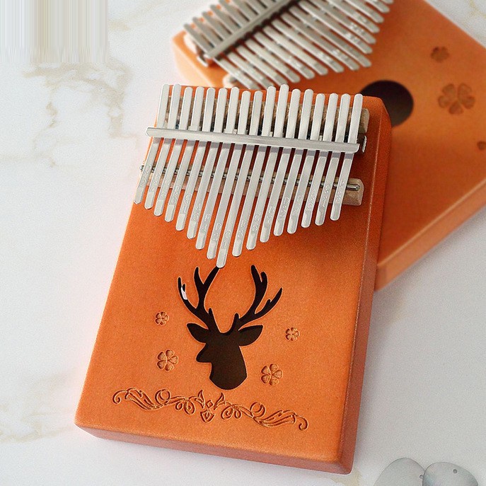 Kalimba Alat Musik Piano Jari 17 Keys Thumb Piano Finger Jempol Harpa