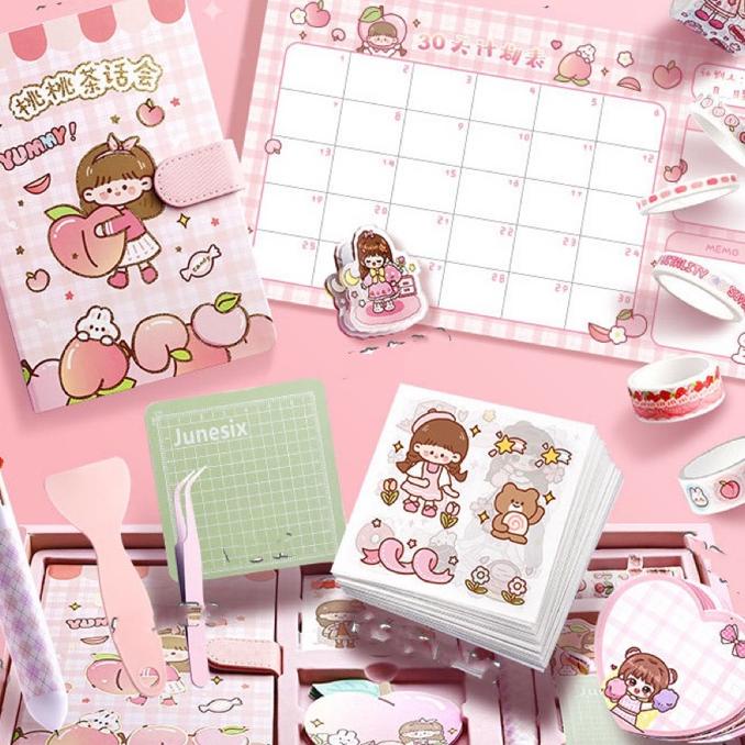 

Cute Diary Set Djournal Book Buku Jurnal Anak Dengan Diy Stier Hadiah Tahun Baru