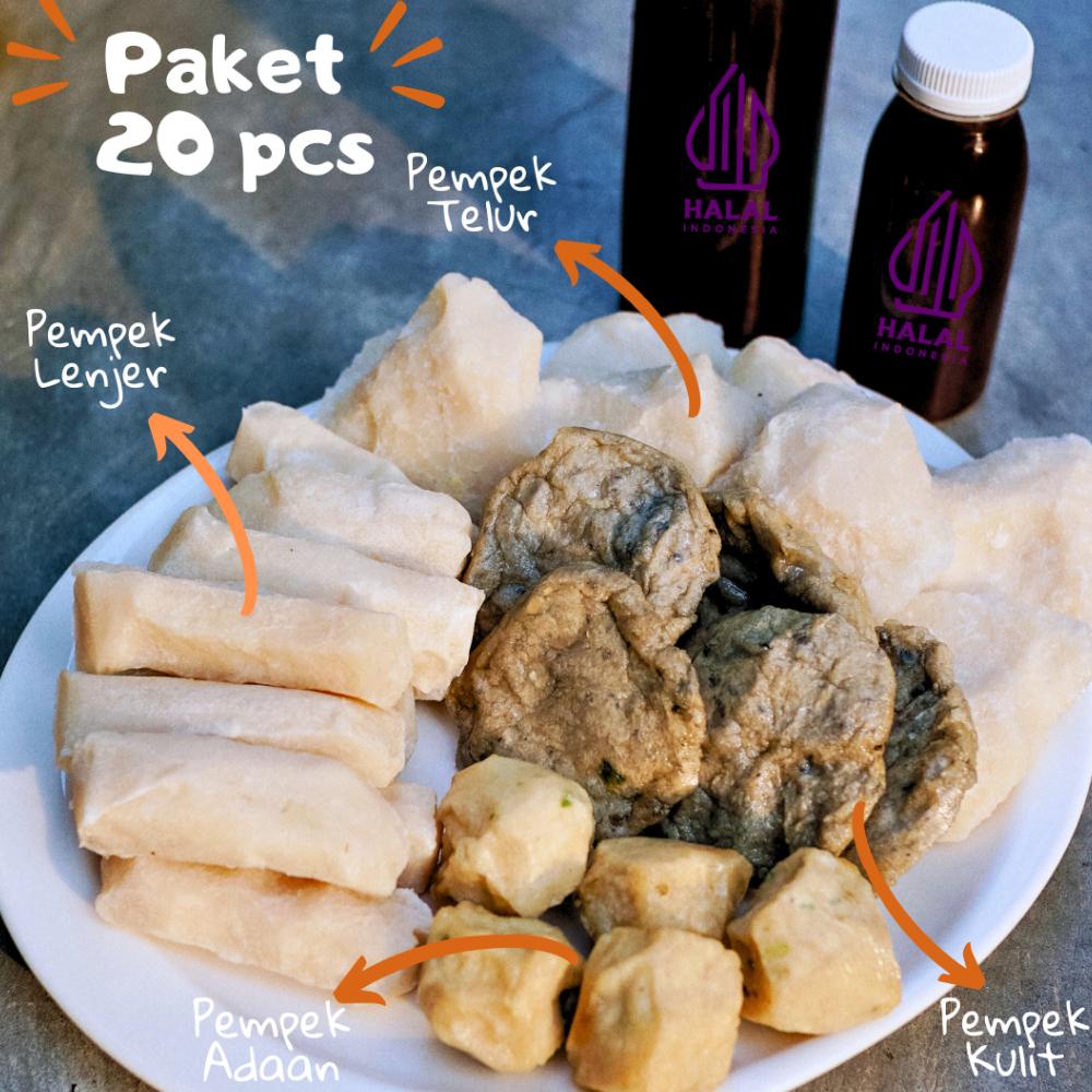 

Ready PEMPEK PALEMBANG KANDO ASLI PALEMBANG PAKET 20 PCS EMPEK EMPEK