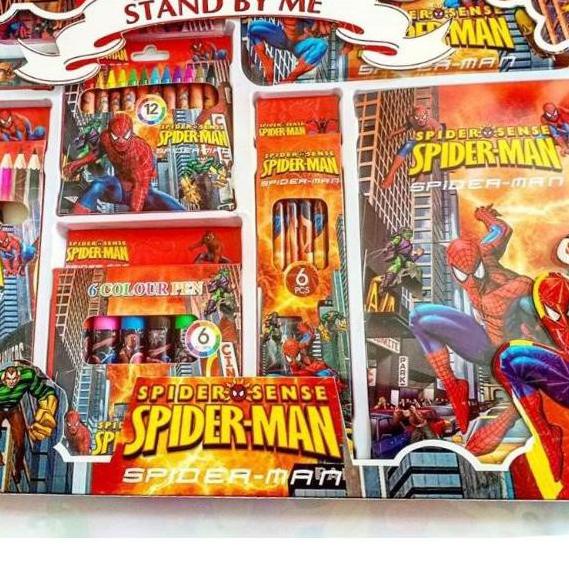 

Alat Tulis Set / Alat Gambar Set Pony / Unicorn / Spiderman / Cars / Frozen / Dll Lengkap