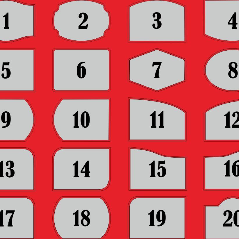 Hdk Papan Nomor Rumah Akrilik | Nomer Rumah Acrylic | No Rumah Akrilik | Huruf Hitam El 3