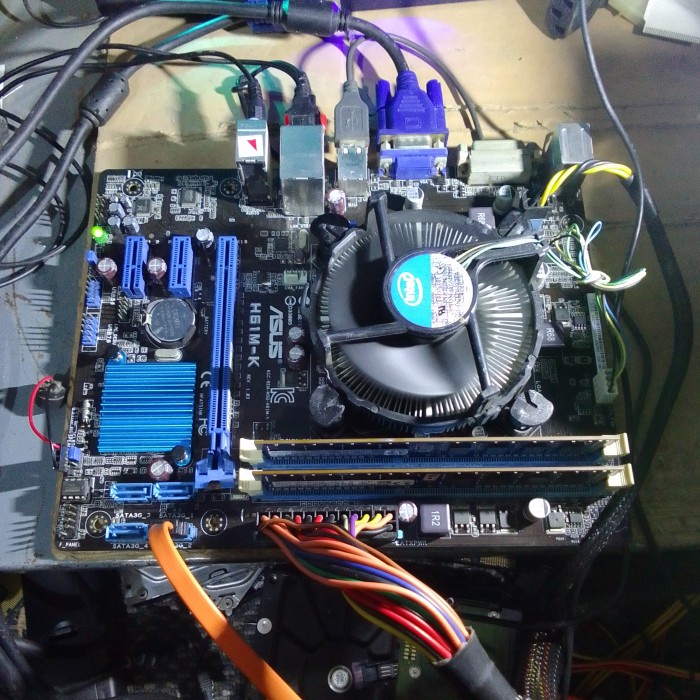 Mobo Asus H61+core i5 3570
