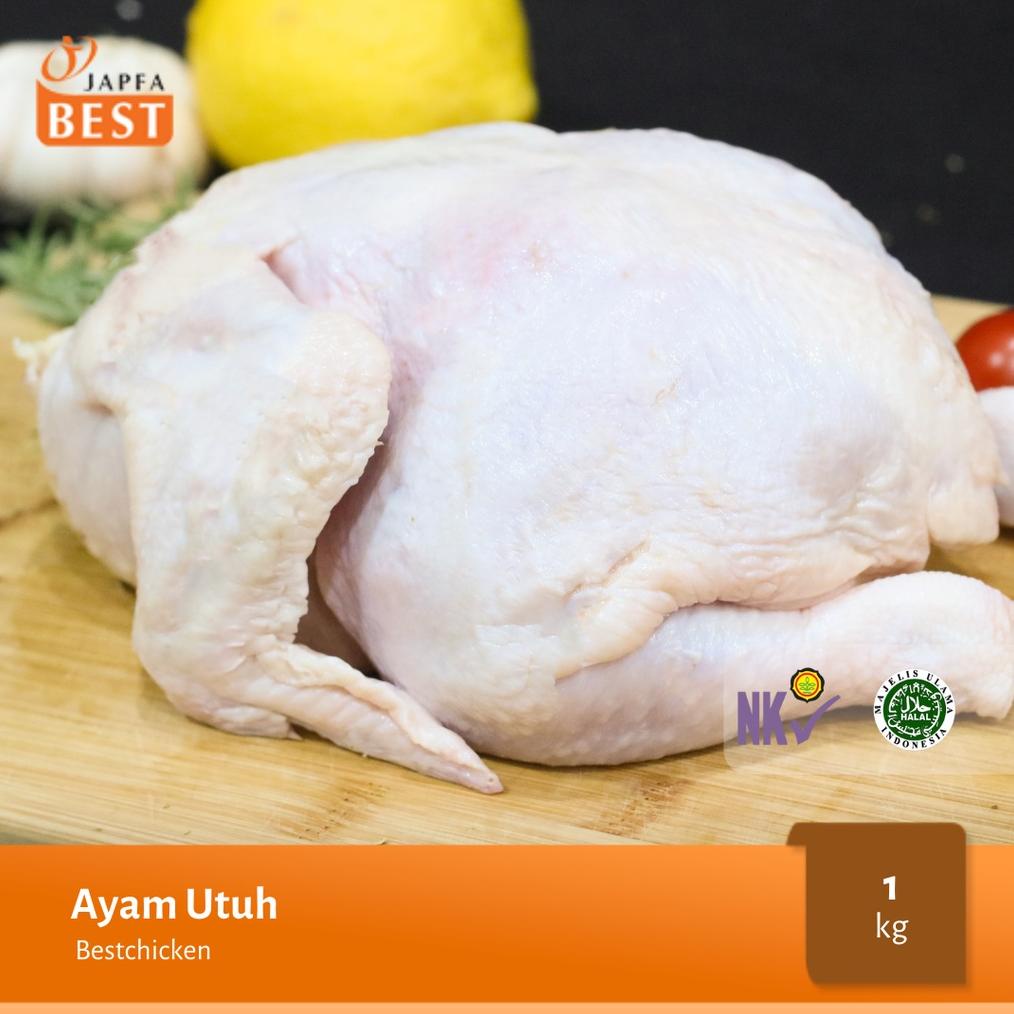 

Ready Ayam Karkas Broiler / Ayam Potong Utuh JAPFA BEST 1000 gram / 1.0 kg