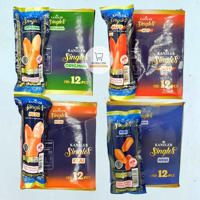 

Ready (1BOX) Kanzler Singles Kanzler Sosis Singles Siap Makan (isi 12pcs)