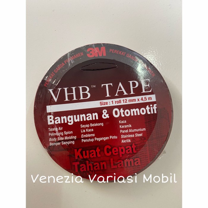 

Esolasi Isolasi 3M Vhb Bolak Balik 1.2Cm X 4.5 Meter Original Best
