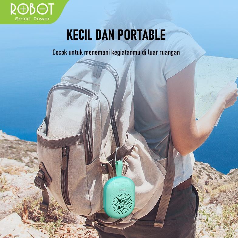 Big Sale Speaker Salon Tws Bluetooth 5.1 Robot Rb20 Mini Portable With Rgb Light Garansi Resmi Murah
