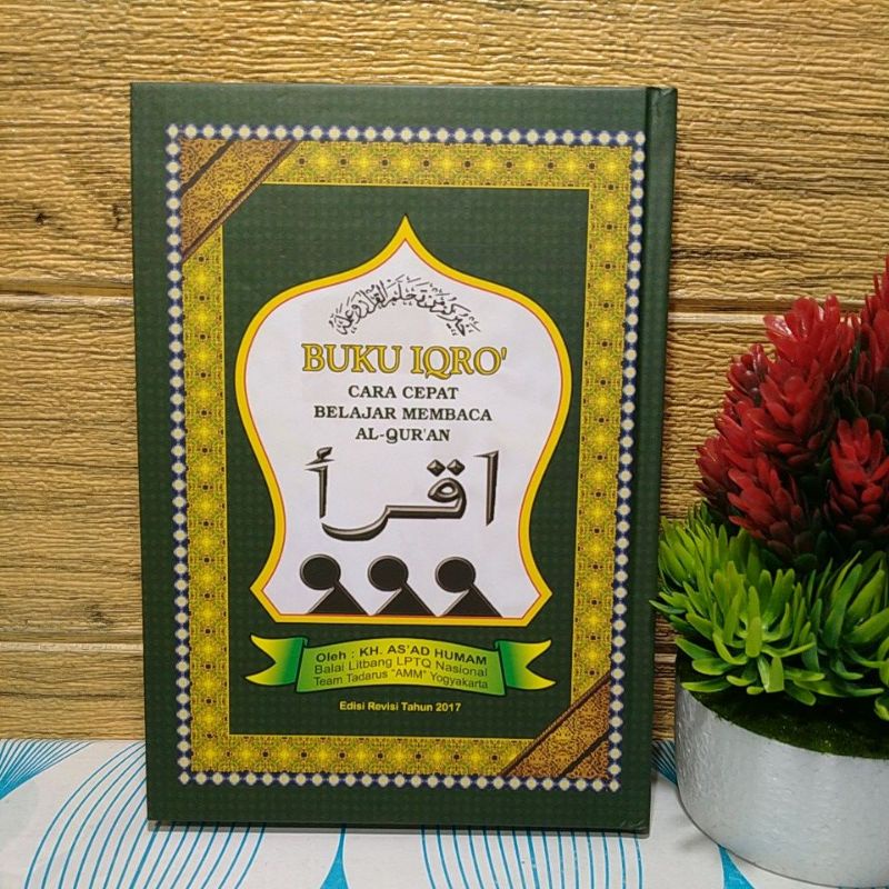 Buku Iqro lengkap 1,2,3,4,5,6 besar Hard Cover Lux A5 (14x20cm) jahit benang