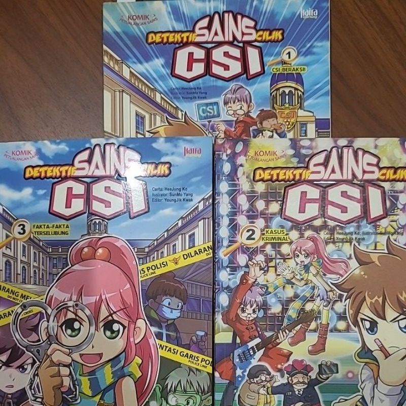 DETEKTIF SAINS CILIK CSI seri 1-3 SET