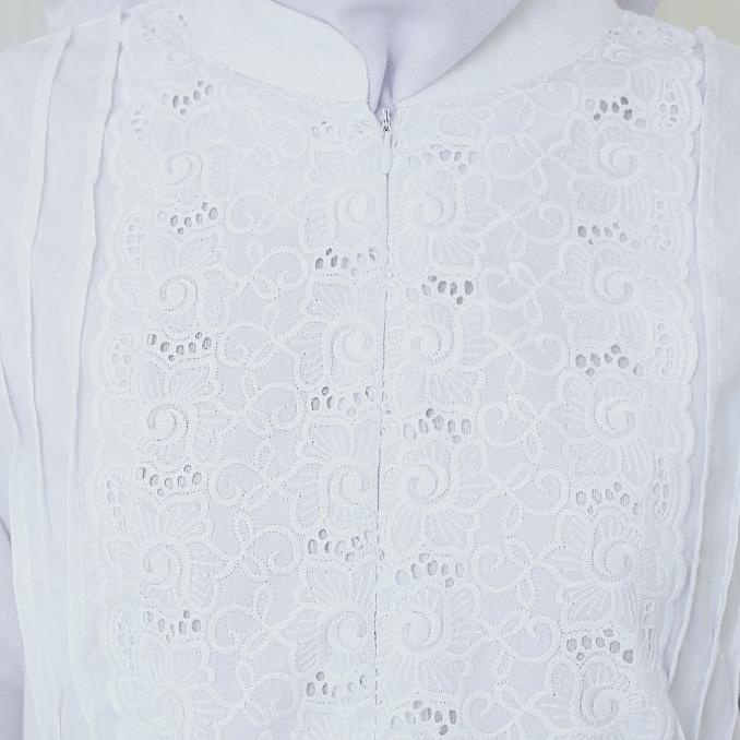 Gamis Putih Katun JUMBO/Baju Haji/Gamis Ihrom/Perlengkapan Haji #9696