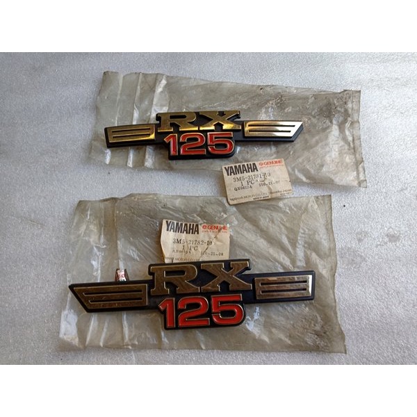 Emblem Yamaha Rx Rx125 Original Nos