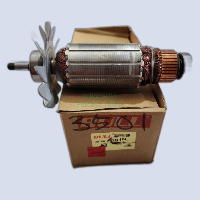 BULL Armature Angker 3501 N Untuk Mesin Gergaji Listrik Makita 3501 N Skia Teknik