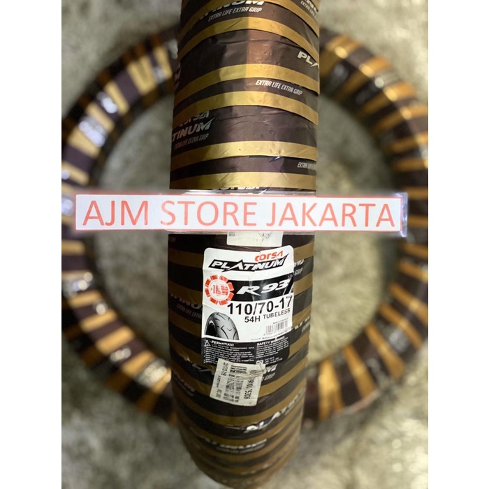 NEW CORSA PLATINUM R93 110/70-17 TUBELESS.. ORIGINAL TERBARU