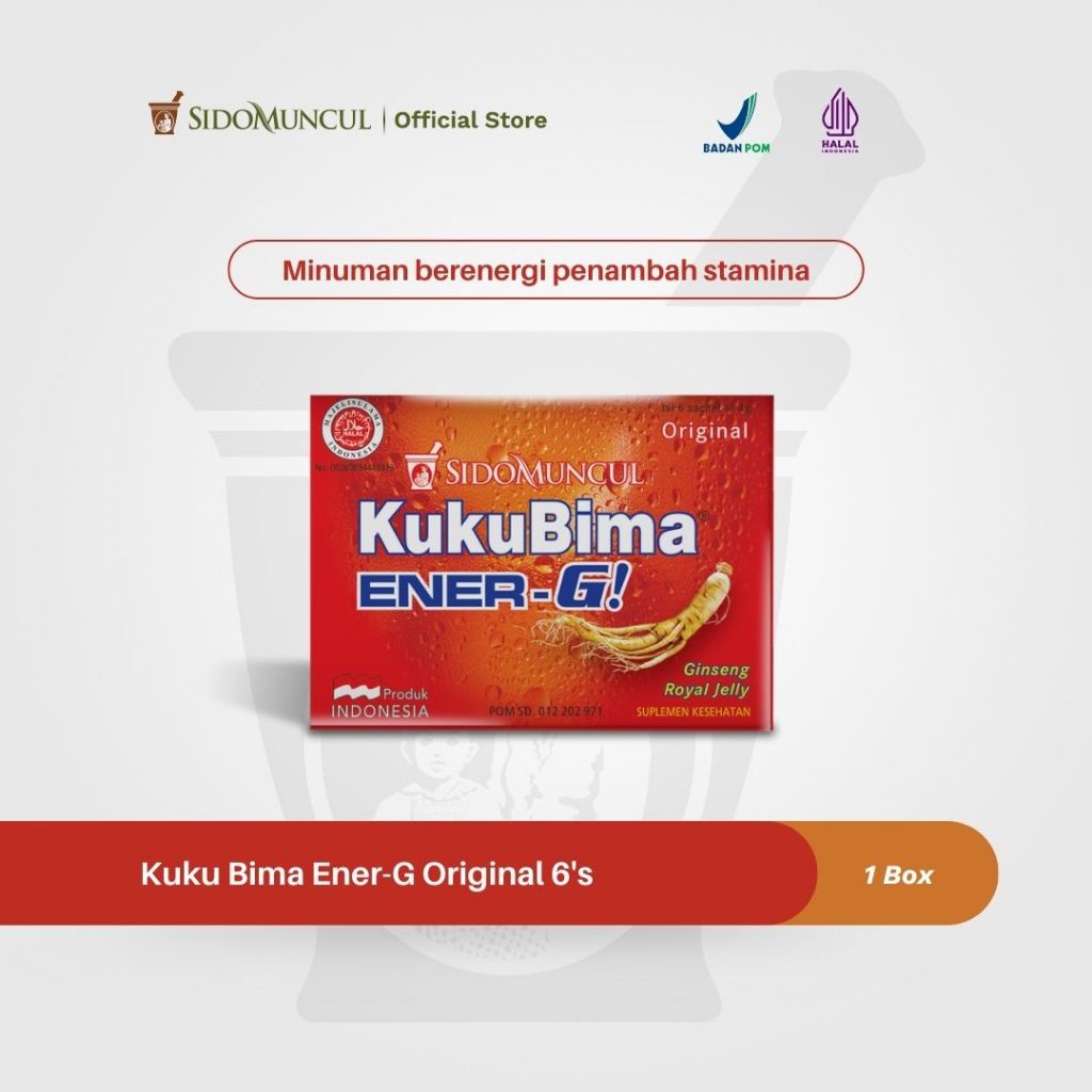 

Kuku Bima Ener-G Original 6's - Minuman Berenergi Penambah Stamina