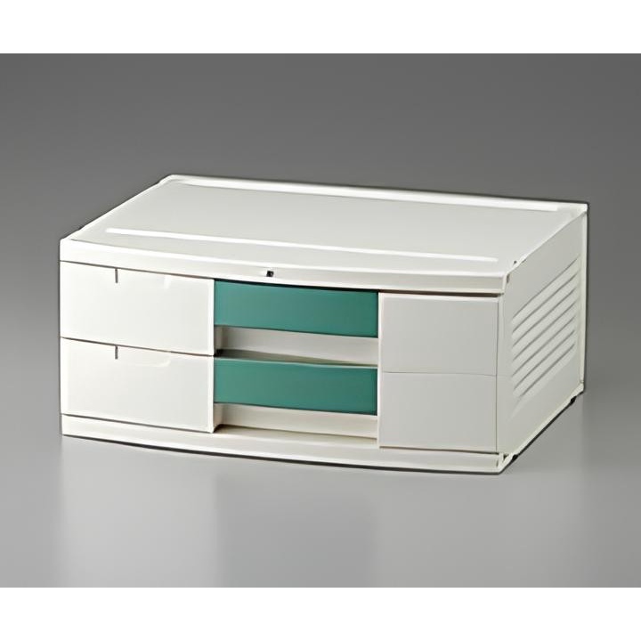 

(Khusus Batam) Tray BOX Two Drawer for A3 (With Key) 470 x 360 x 205 mm - Green
