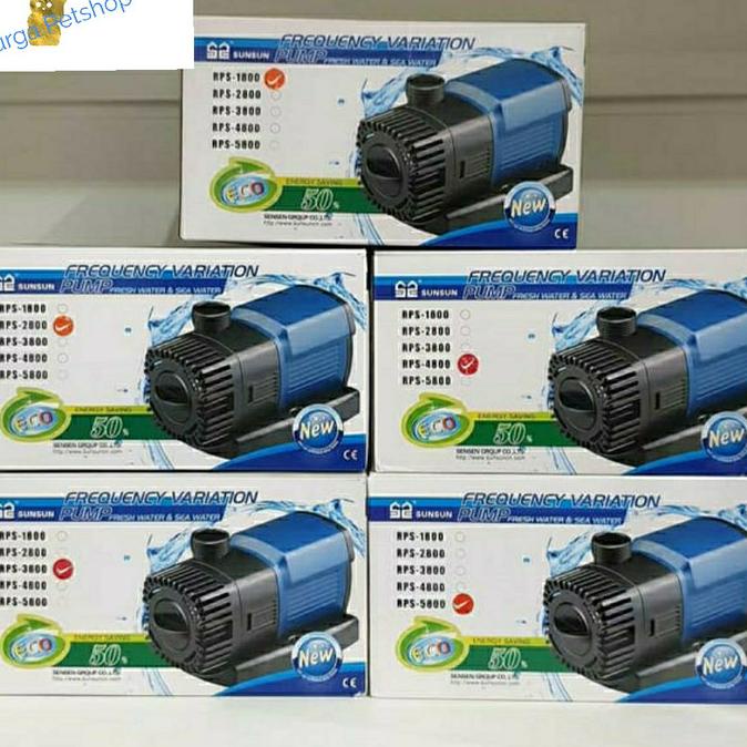 Pompa air SUNSUN submersible pump RPS 4800 . Aquarium Kolam . RPS4800