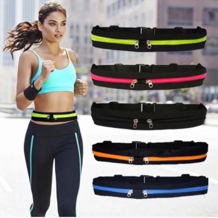 MENARIK TAS PINGGANG OLAHRAGA KARET 2 SELETING