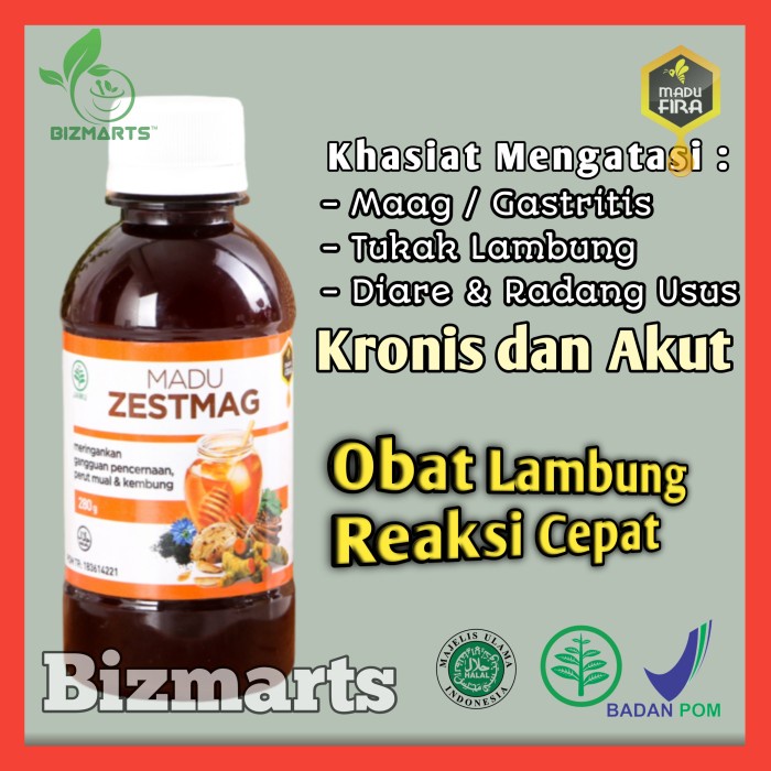 

Zestmag Madu Herbal Obat Gastritis Maag Kronis dan Tukak Lambung