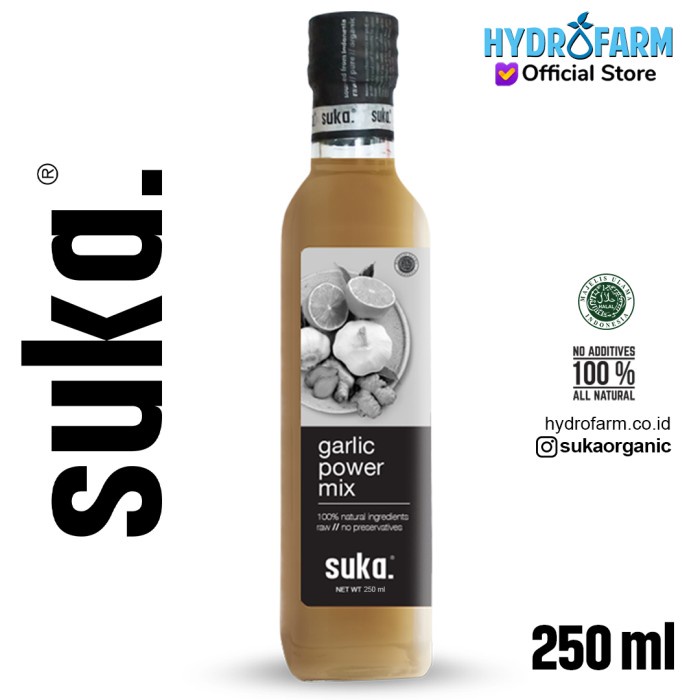

Suka - Garlic Power Mix / Jus Bawang Putih Herbal (500ml)