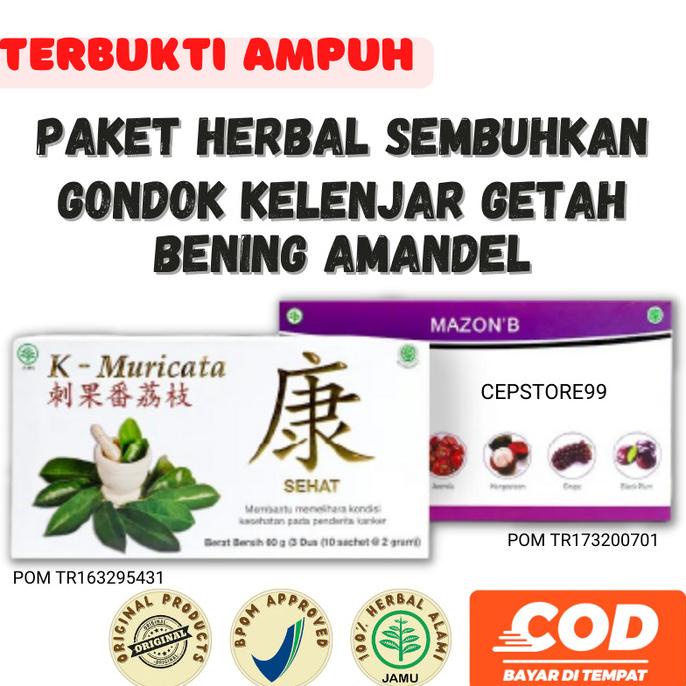 Obat Herbal MAZON B dan K Muricata Original Herbal