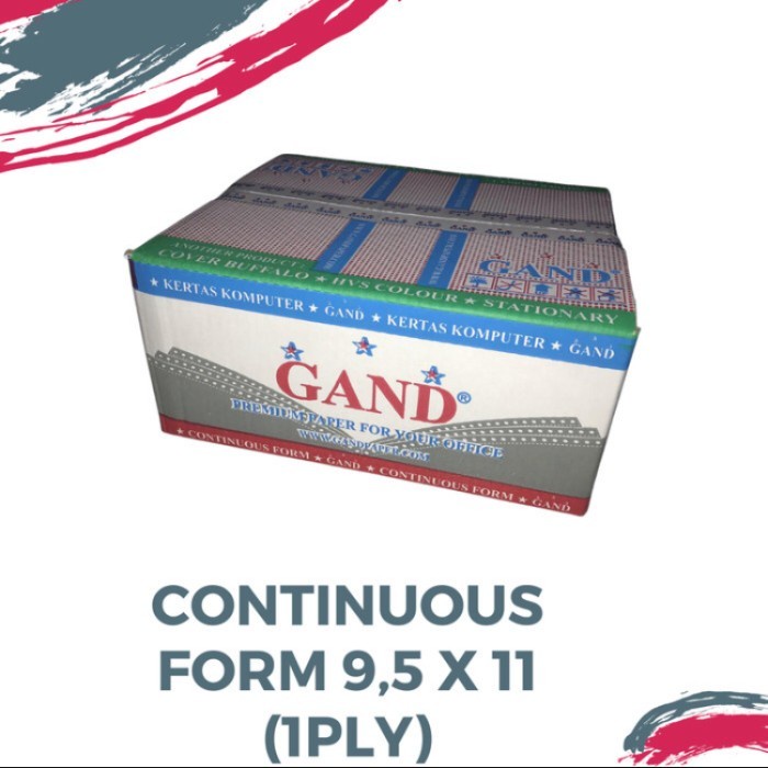 

Promo Kertas Continuous Form Gand A5 Prs Bagi 2 1Ply/2 Ply/3 Ply/4 Ply/5 Ply