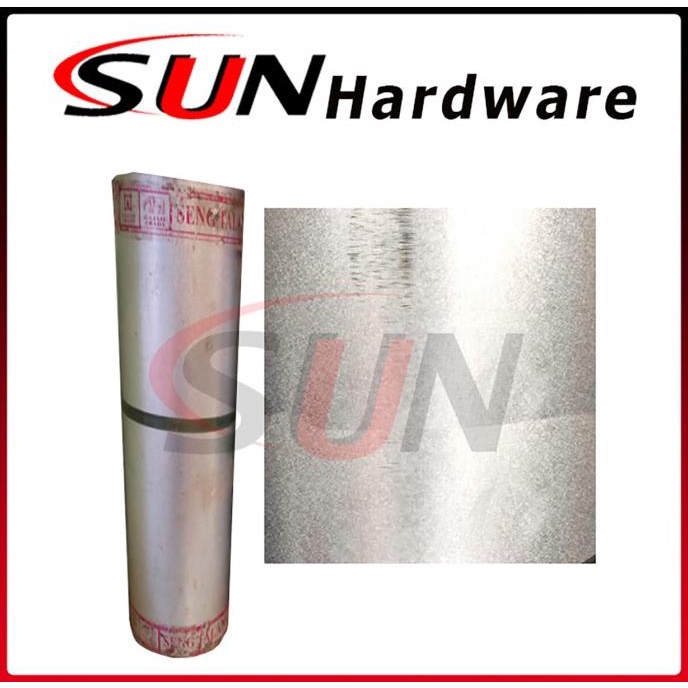 <<<<<] Seng plat Galvalum Anti Karat 90 cm talang atap gerobak warung