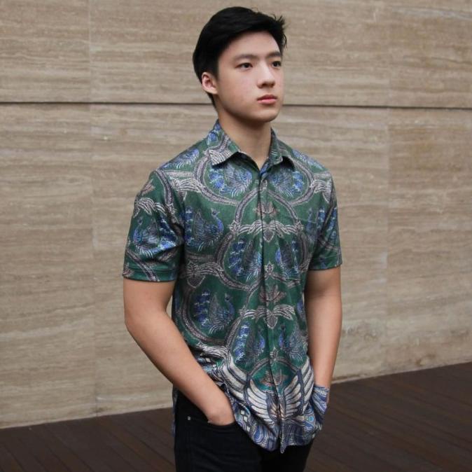Kemeja Batik Lengan Pendek - Magani Nosweat - Peacock Parang