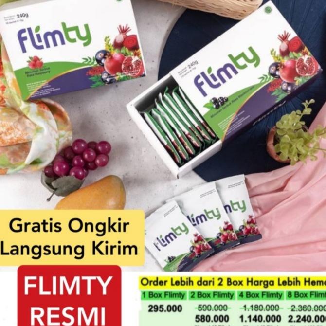 

Flimty Fiber 1 Box=16 sachets|Diet Slimming Detox Pelangsing Herbal