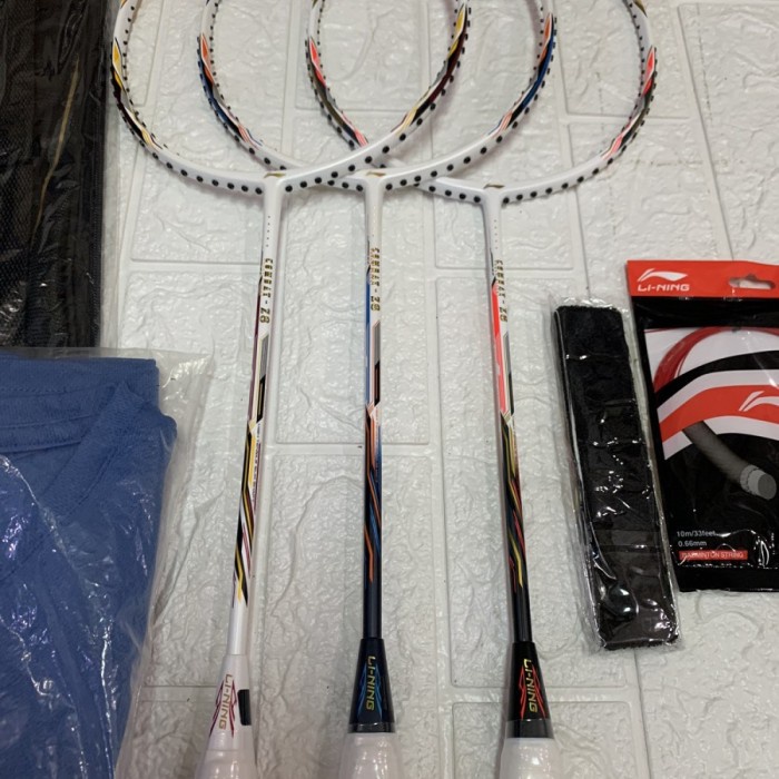Terlaris Raket Badminton Lining Li-Ning Combat Z8 Combat Z-8 Full Set Original Gratis Ongkir