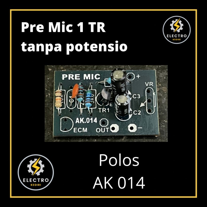 {{{{}}] Kit Preamp mic tanpa potensio rakitan pre mic -pot premic AK.014