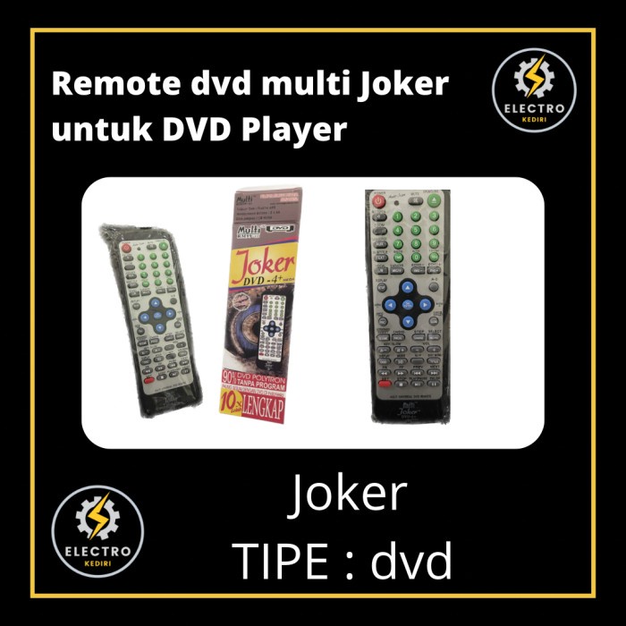 Kualitas terbaik] Remote dvd joker multi remot dvd samsung lg polytron dll