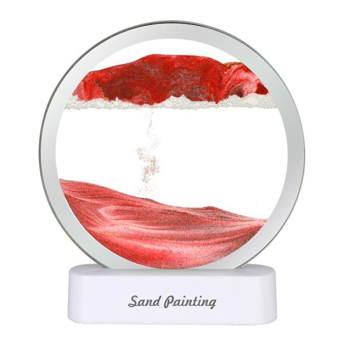 

Lampu Hiasan Pasir Art Jam Hiasan Pasir Gerak Lampu Akrilik Meja AS99