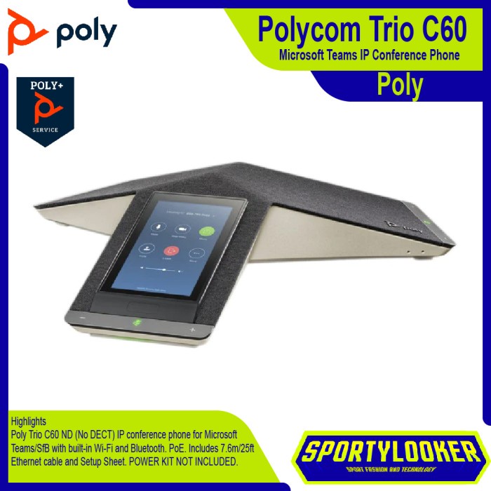 POLY POLYCOM TRIO C60 ND IP CONFERENCE PHONE