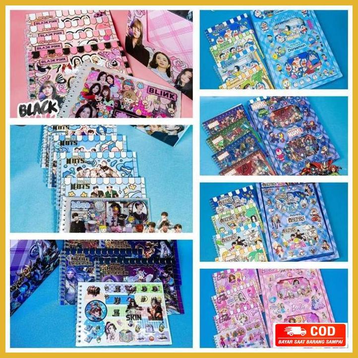 

( COD ) Sticker Momo Waterproof Sticker panjang Stiker Sanrio 3D Hologram