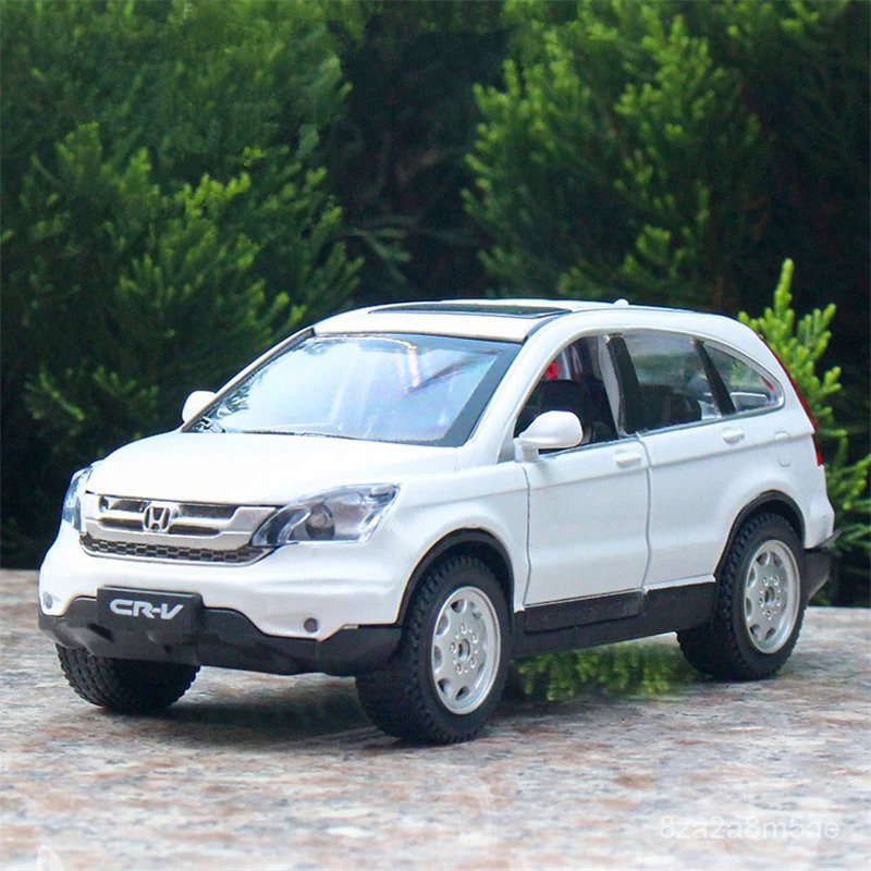 1:32 HONDA CRV SUV Model Mobil Logam Campuran Diecast Kendaraan Mainan Logam Model Simulasi Suara da