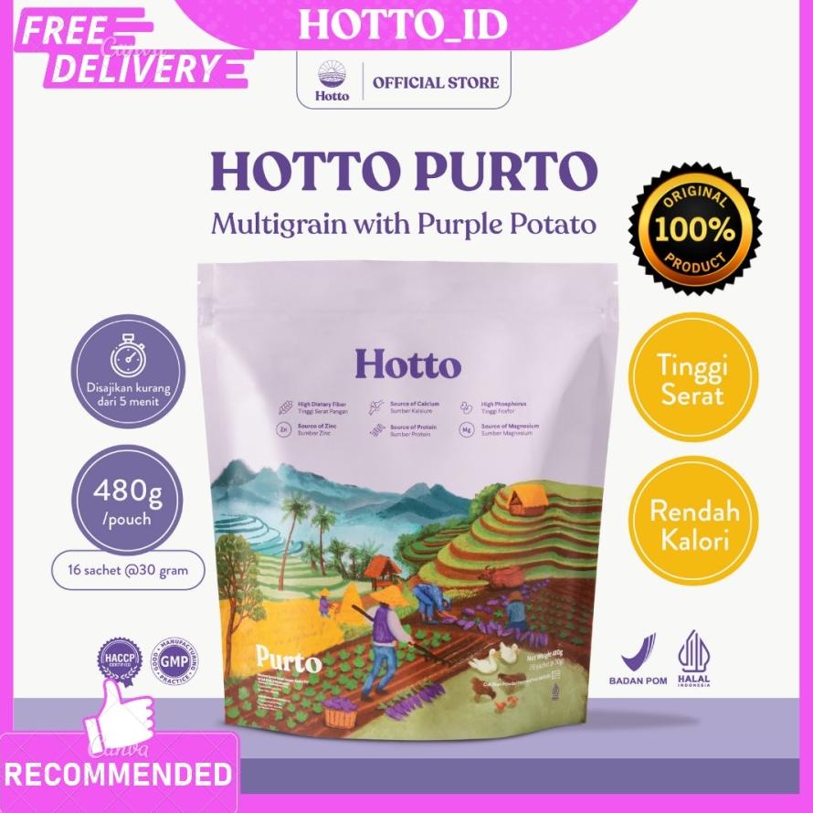 

Ready Hotto Purto Multigrain with Purple Potato 1 Pouch - 16 Sachet