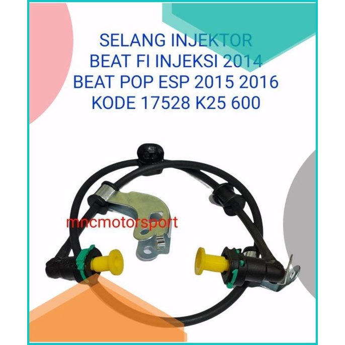 SELANG INJEKTOR BEAT FI 2014 BEAT POP ESP 2015 2016 KODE K25 16novz3 p