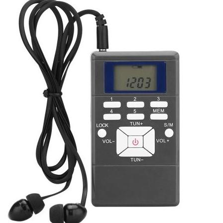 Radio Saku Fm Digital Stereo Display Lcd - Bentuk Kecil Bisa Di Kantongi Siap Menemani Aktifitasmu