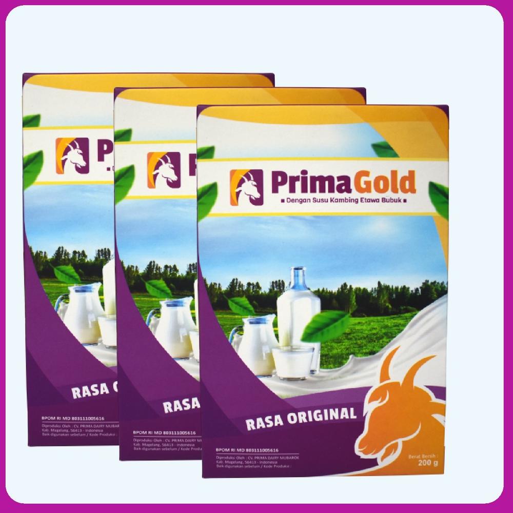 

Ready paket 4 box susu prima gold susu kambing etawa asli